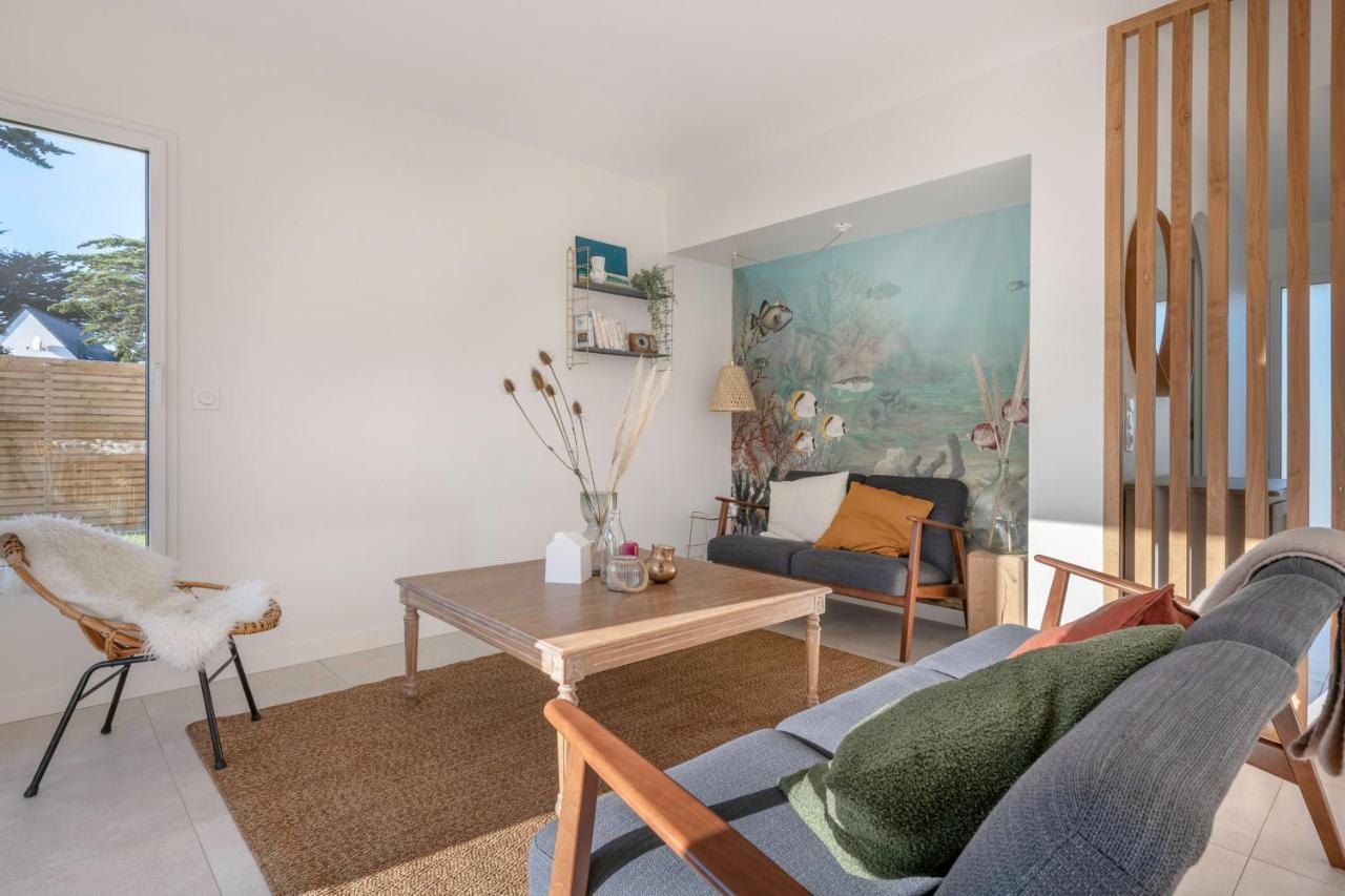 300M De La Plage - Belle Maison A Sarzeau Exteriör bild