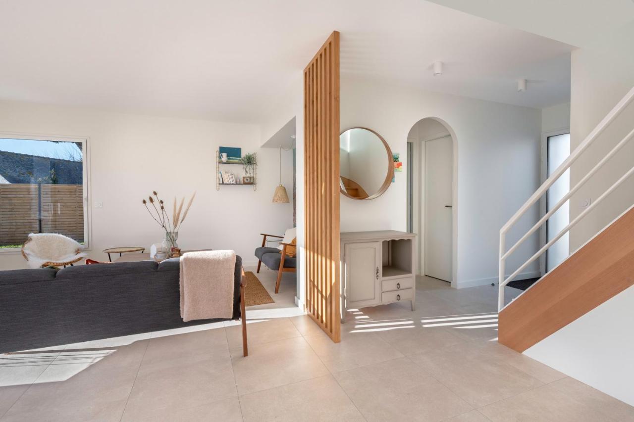 300M De La Plage - Belle Maison A Sarzeau Exteriör bild