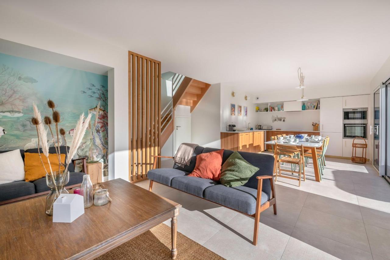 300M De La Plage - Belle Maison A Sarzeau Exteriör bild