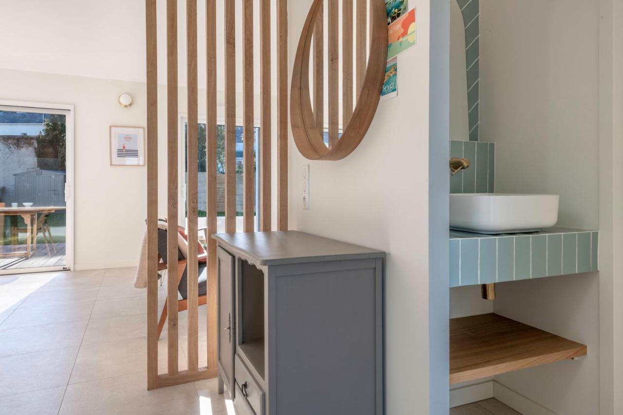 300M De La Plage - Belle Maison A Sarzeau Exteriör bild