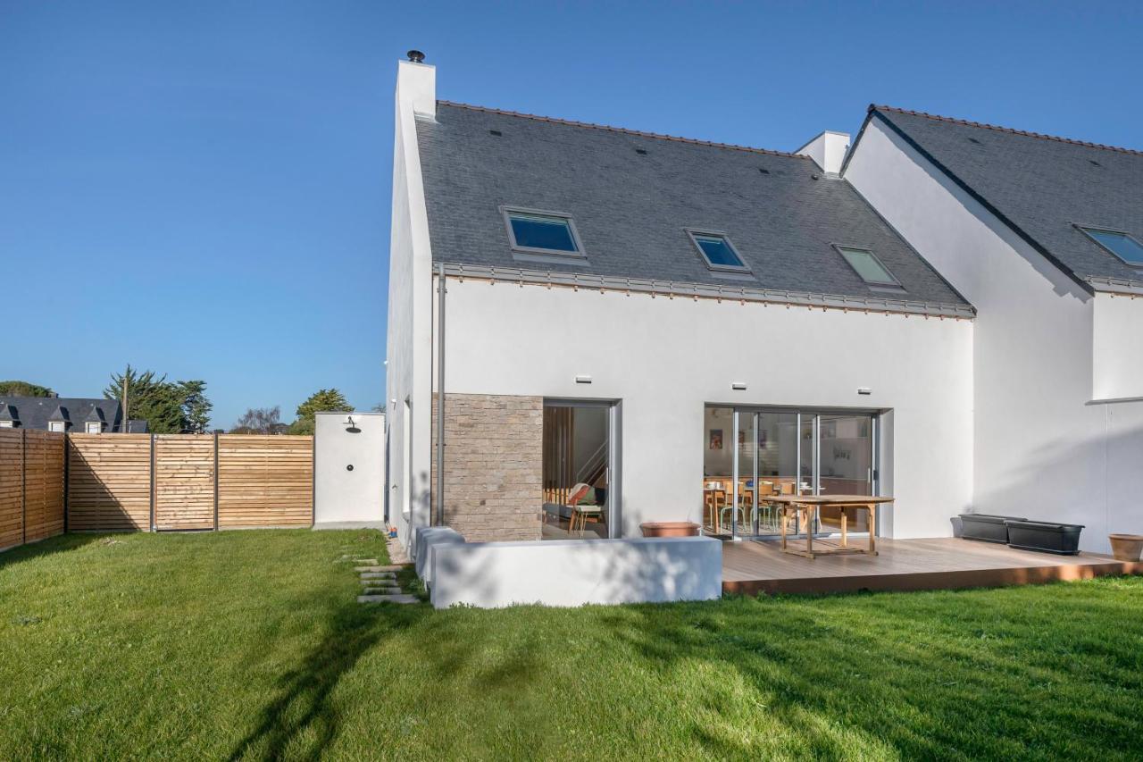 300M De La Plage - Belle Maison A Sarzeau Exteriör bild